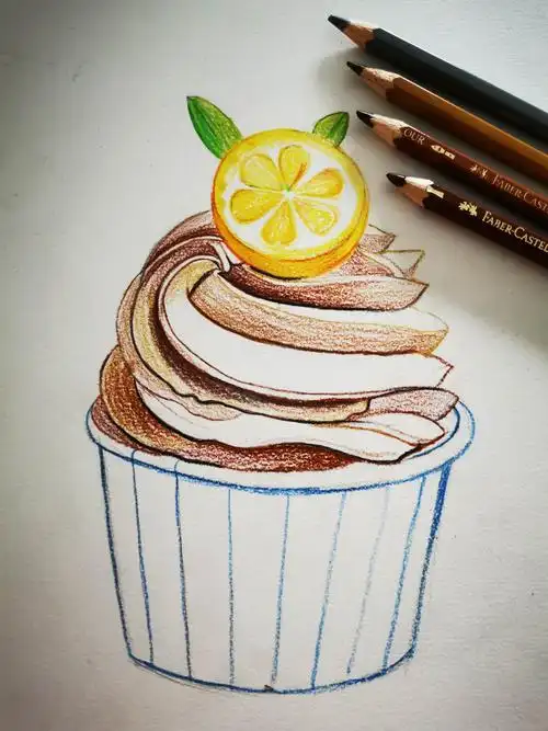 第五课冰淇淋彩铅画法