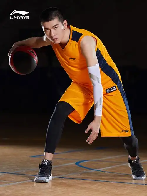 篮球李宁比赛套装2019新款男士系列针织运动服篮球服