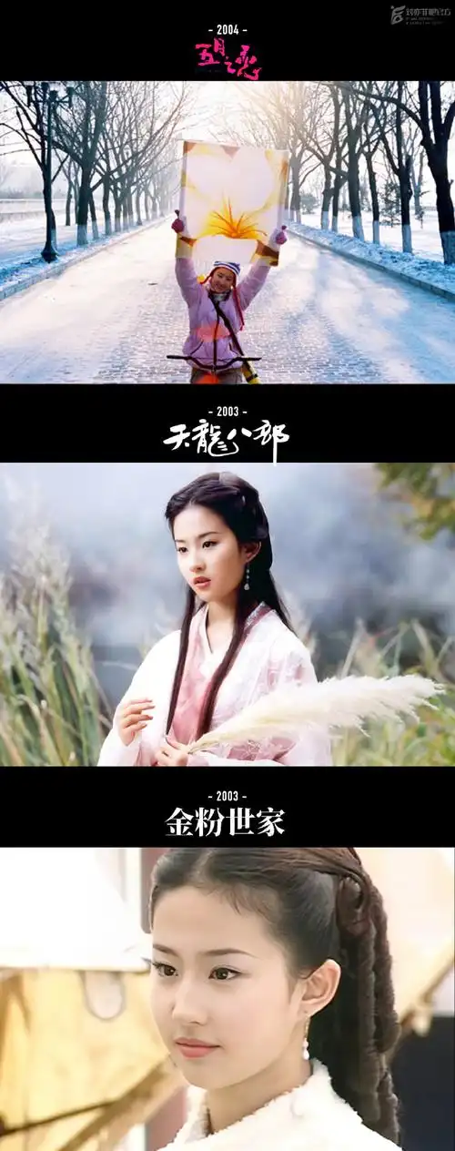 13,  @刘亦菲已经陪了我们八千个日夜,    从《金粉世家》开始  到