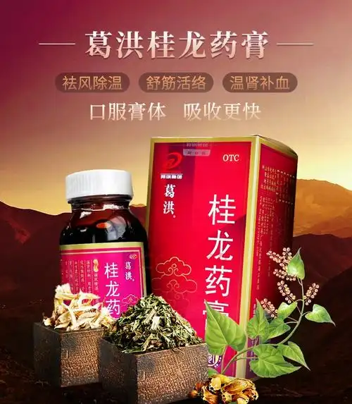 葛洪桂龙药膏202g祛风除湿舒筋活络温肾用于风湿骨痛慢性腰腿痛1盒