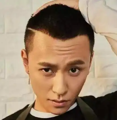 秦俊杰刀疤发型图片 示范男生刀疤发型如何扎