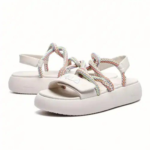 斐乐fila麻花凉鞋