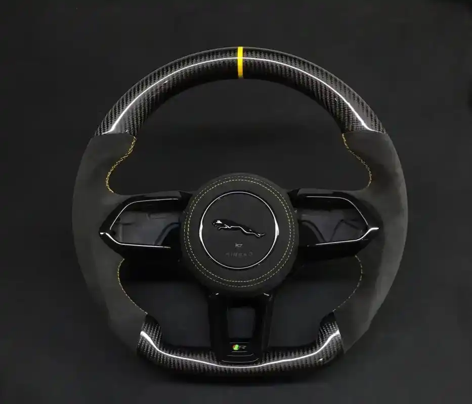 2022款捷豹升级碳纤维方向盘