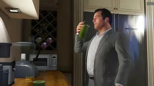 gta5:你知道麦克喝的是什么吗?