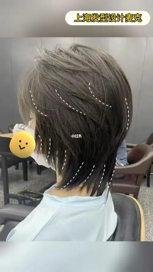 日系高层次少女感短发99鲻鱼头狼尾 上海剪发 整体发型是高层次的