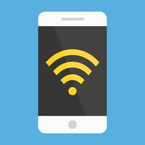 矢量智能手机 wifi 上网图标