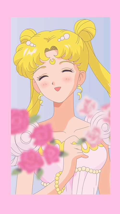 iphone壁纸 电脑壁纸 插画 文字 动漫 平铺 萌物 软妹 少女心 粉色