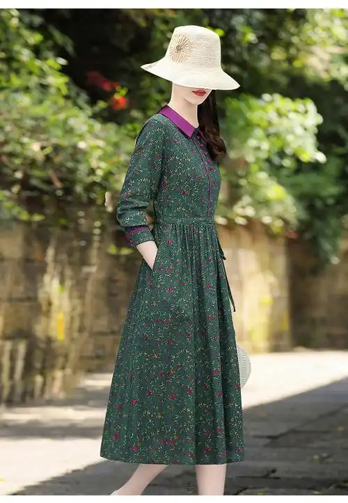 【特价捡漏】【特价捡漏】素订女装旗舰店素素棉麻连衣裙2022春新款中