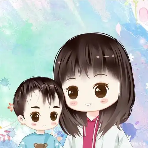 亲子微信头像,一家四口,五口头像设计,喜欢吗?