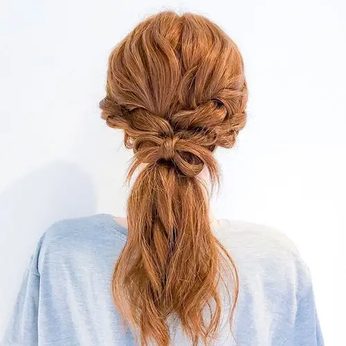 简单的编发发型长发这样编优雅有气质