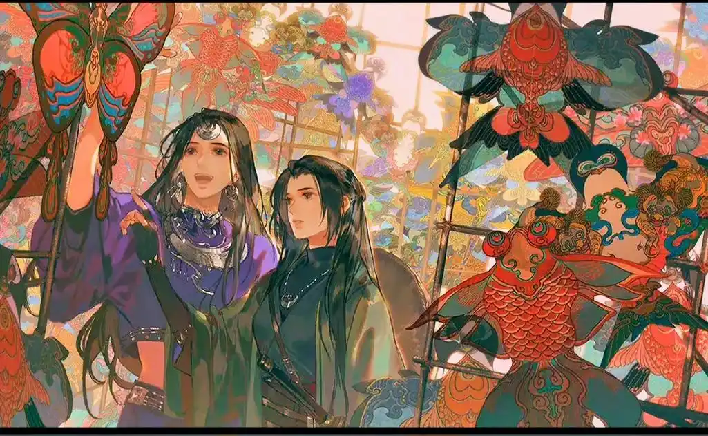 插画 #壁纸 #古风 #头像  #生活 原本是白纸 因为热 - 抖音