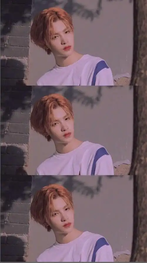 心动黄明昊三宫格图片 抱图dd