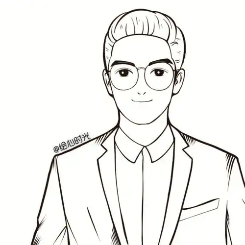 照片转手绘#给男朋友画像