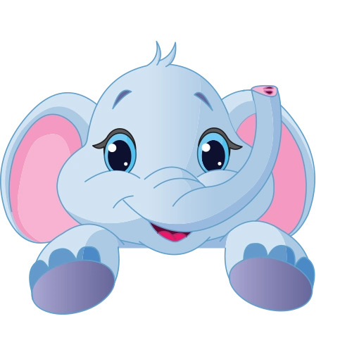 大象【高清卡通手绘png素材】-90设计