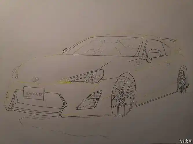 绘车达人秀神一般的存在手绘漂移神器丰田86