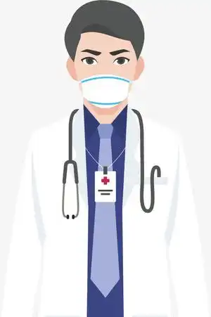 带口罩医生免抠手绘/卡通卡通元素