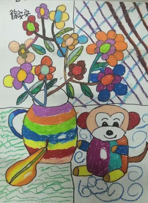 幸福从家开始—南钢职工子女儿童画