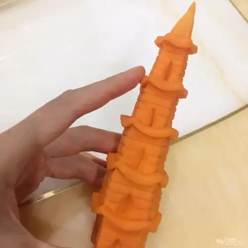 胡萝卜雕刻,请教下厨师们