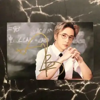 薛之谦亲笔签名 亲笔签名照片 媒体周边写真后援会粉丝礼物 款14 6寸