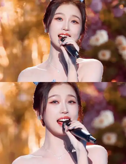 虞书欣|北京春晚舞台漂亮的 清晰的 近景镜头91#虞书欣