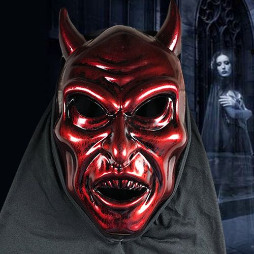 万圣节面具男女款恐怖吓人头套全脸面具化妆舞会舞台表演cos道具网红