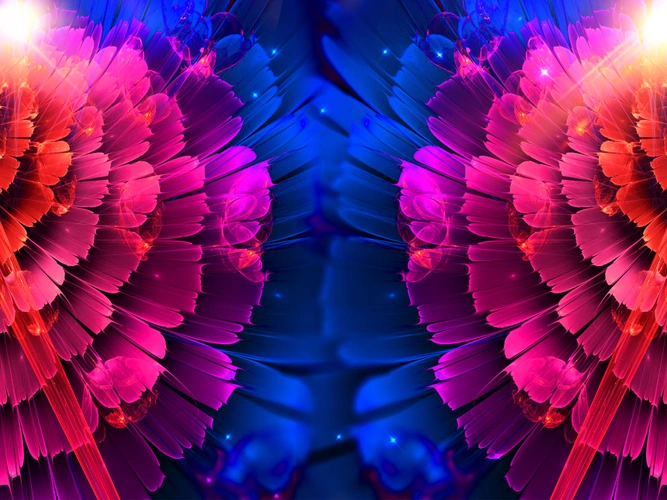 七彩炫风晚会背景图