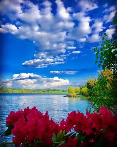 蓝天白云最美风光