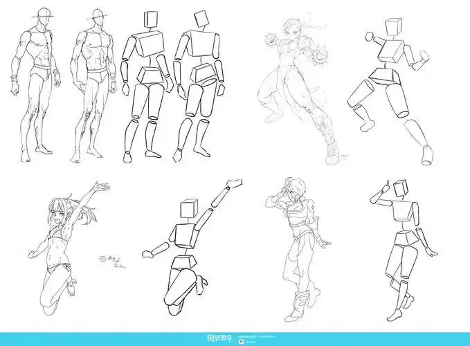 写生动态—角色人体动态基础训练