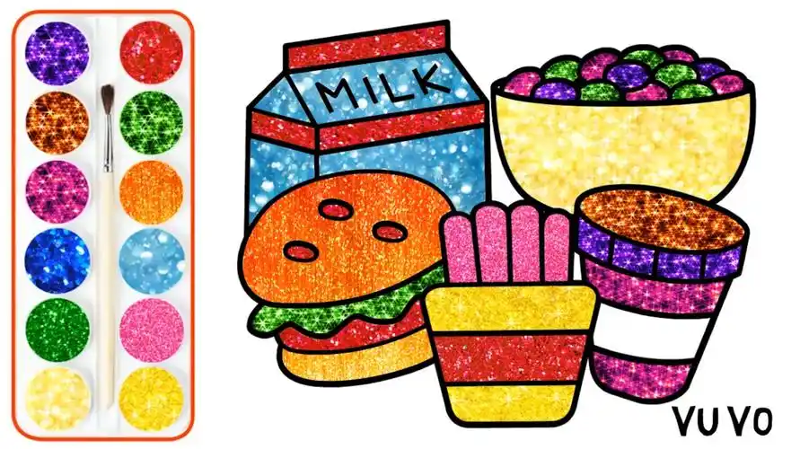 零食简笔画怎么画?