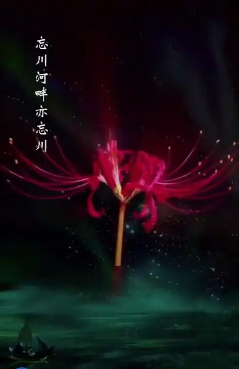彼岸花花开,开彼岸,奈何桥下忘川水