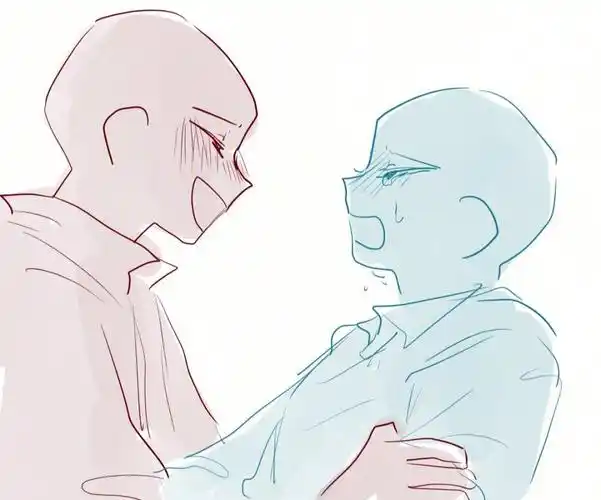 【素材】双人亲密互动姿势参考,要亲亲抱抱