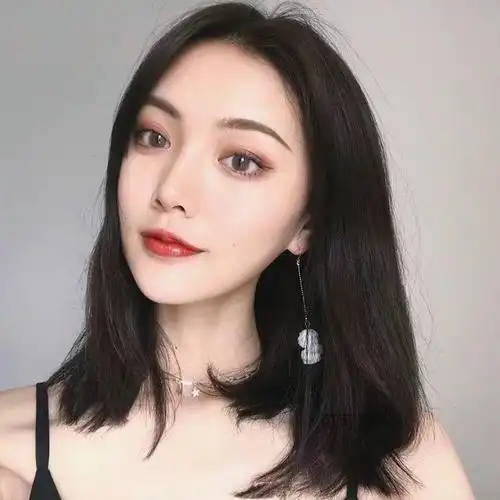 假发女中长发网红中分刘海锁骨发气质圆脸修脸自然蓬松新全头套式