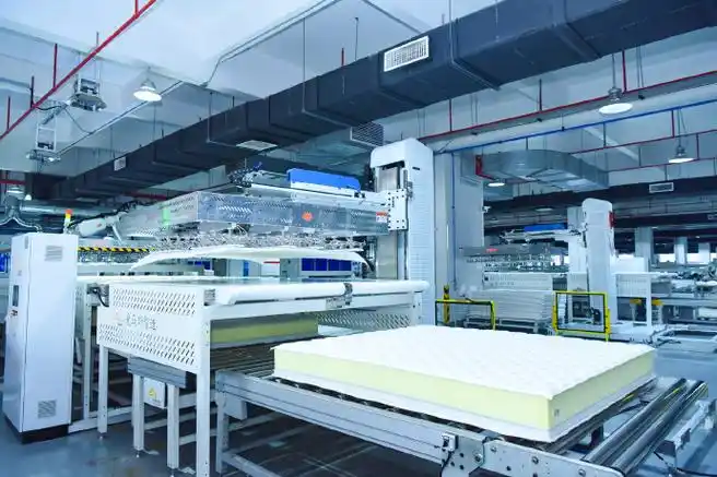 25号临时去了慕思数字化智慧工厂参观了一下,真是一整个被震惊到了.