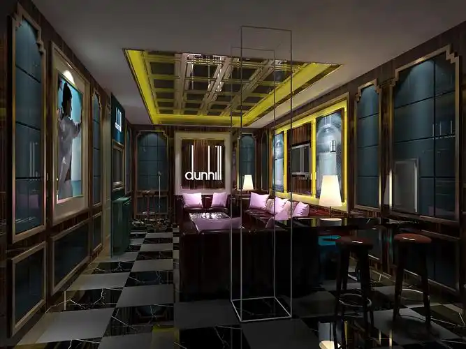 红馆ktv现代简约装修效果图