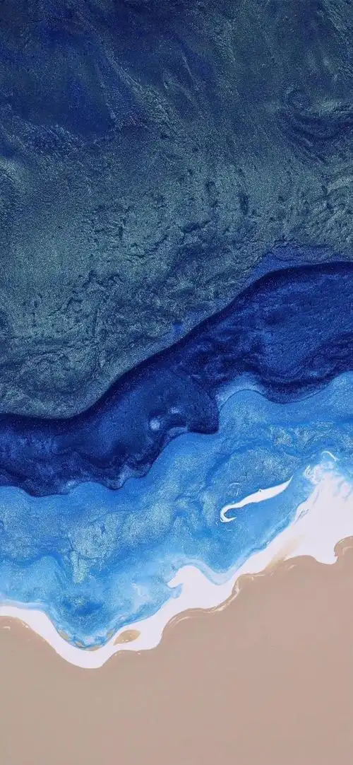 蓝色治愈系无水印手机壁纸_网易订阅