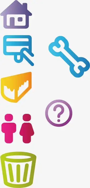 矢量ppt设计卡通小图标