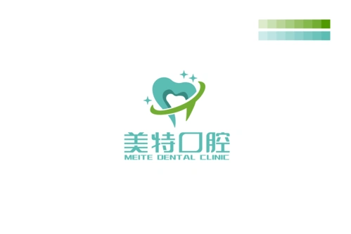美特口腔牙医品牌logo设计