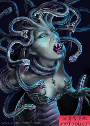 美女蛇美杜莎纹身图案图片tag标签:人物美女蛇美杜莎美女蛇美杜莎纹身