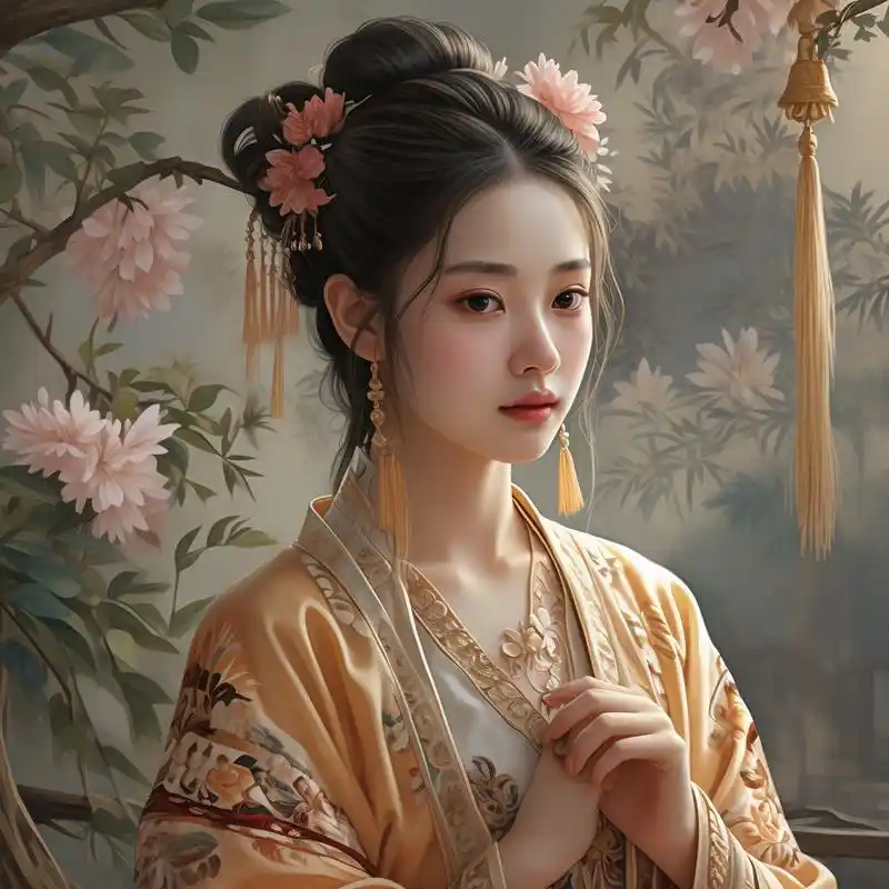 94唯美古风佛系女头像95