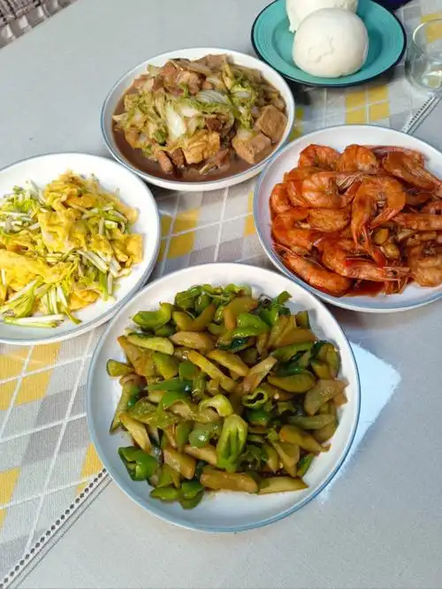 看这四个菜典型的豫鲁平原大地