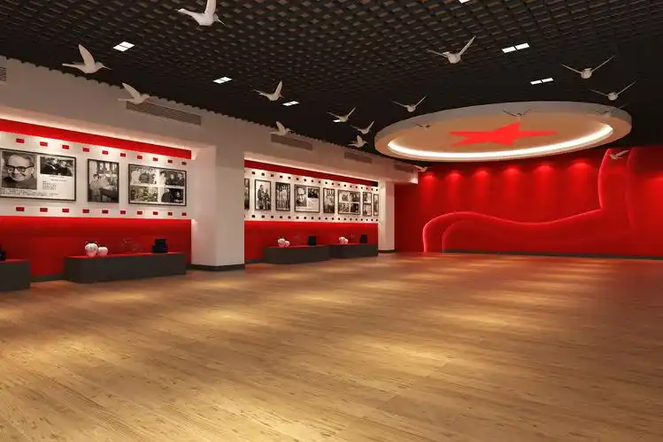 阿坝战役纪念馆装修设计案例_1000㎡现代简约装修效果图-齐装网