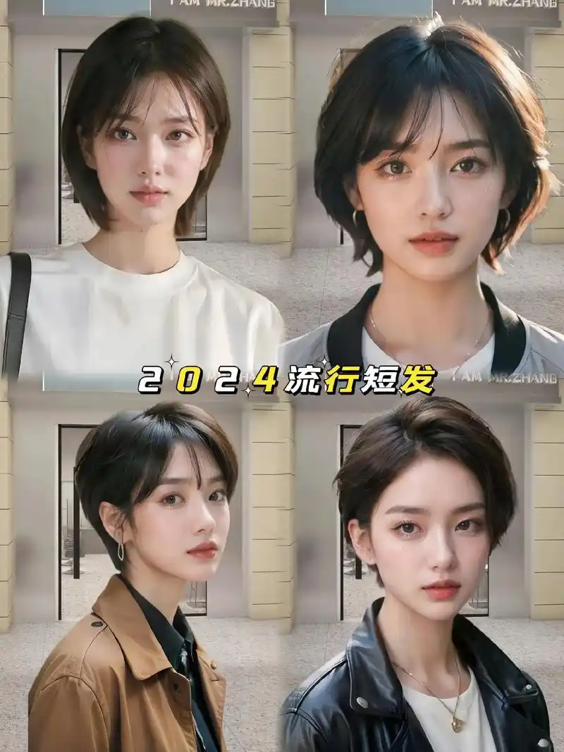 姐妹们快来尝试又飒又酷的齐耳短发,简约而不简单,尽显女性魅力 - 抖
