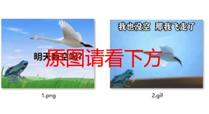 明天有空吗我也没空那我飞走了癞蛤蟆天鹅套路表情包