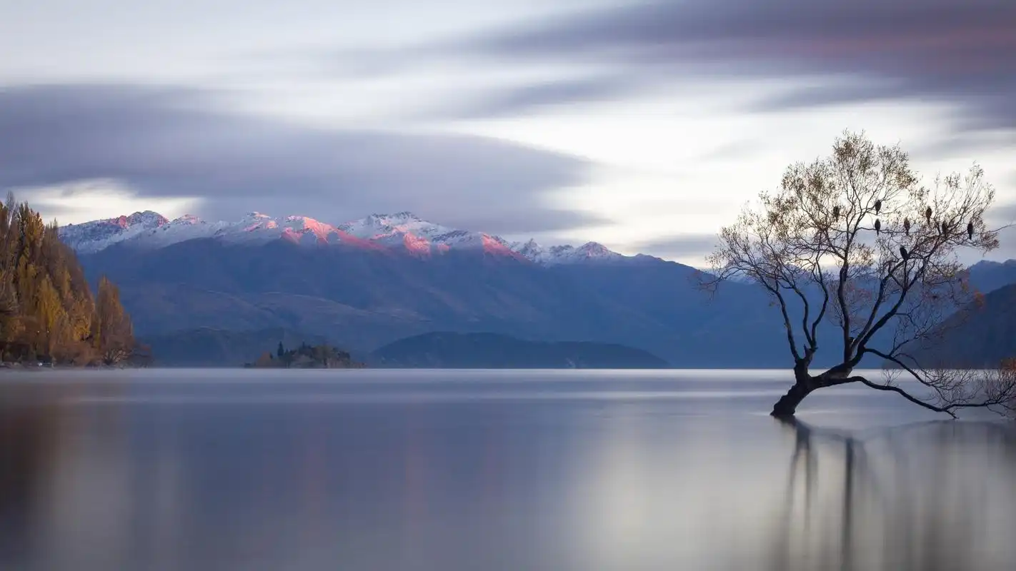 瓦纳卡湖风景摄影高清宽屏桌面壁纸高清大图预览1920x1080_风景壁纸