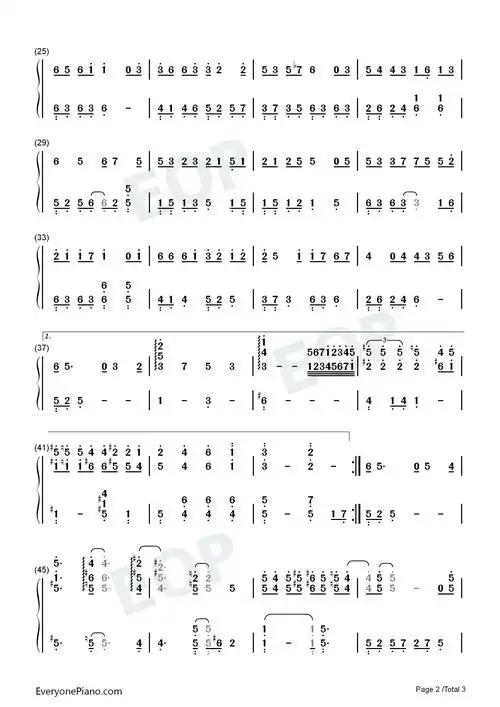 苦瓜-陈奕迅双手简谱预览2