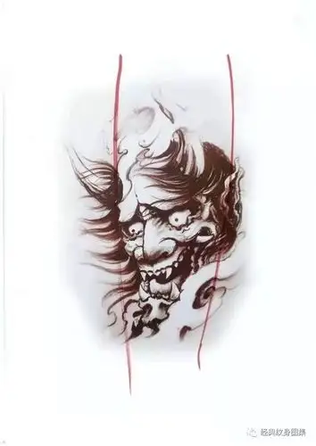 花腿般若纹身素材