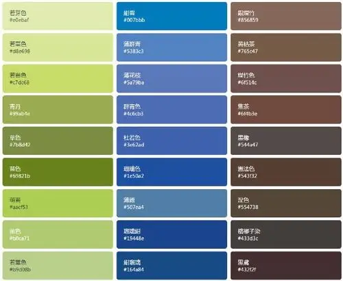 再无相思寄巫山"水彩★配色★渐变★基础色卡★绘画★水彩★色卡