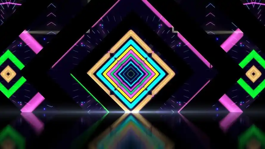 4k动感光效拉丁舞舞台背景视频拉丁舞蹈背景