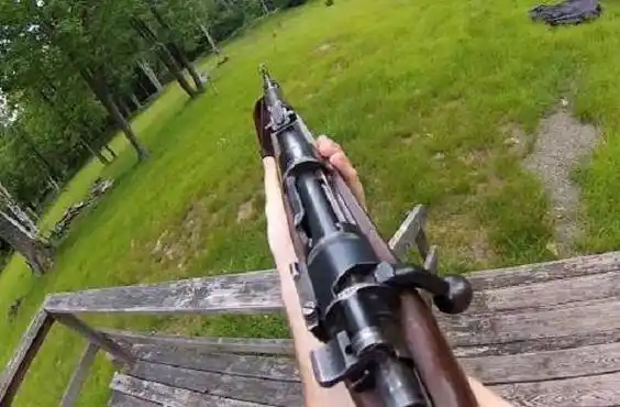 原创传说中的汉斯神枪毛瑟98k的那些细节近一点再近一点