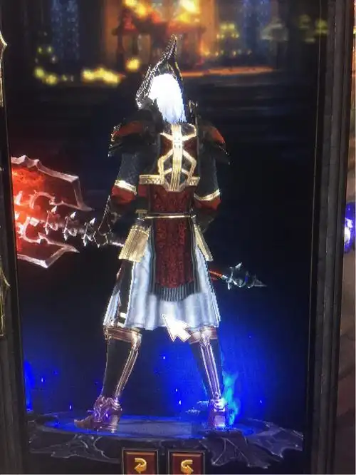 死灵法师帅气的幻化